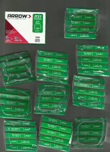 Arrow Fastener #276 50 Packs 3/8in. JT21  50,000 Staples
