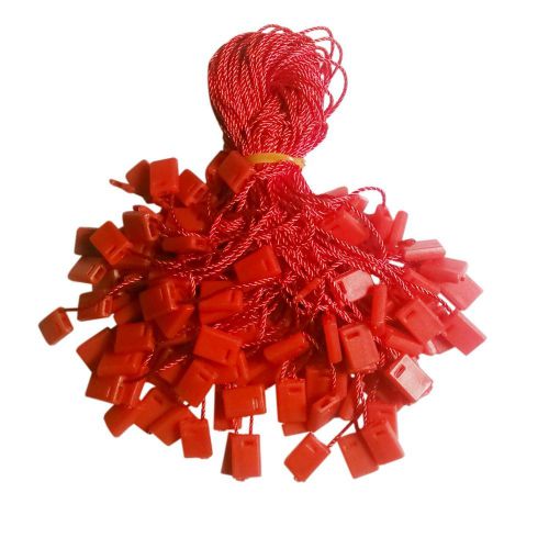 Plastic Locker Red Nylon Hang Tag Fasteners 7&#034; 500 Pieces
