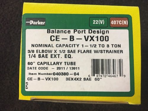 Parker ce-b-vx100 3ex4x2 sae 60&#034; balanced port valve for sale
