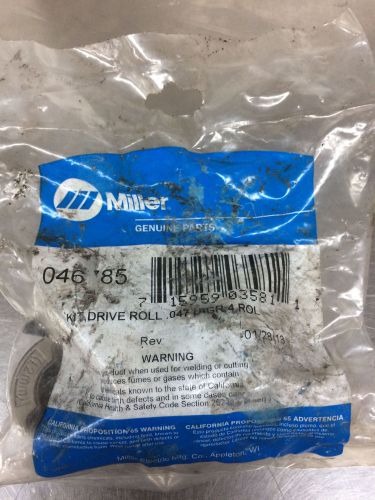 Miller Genuine Parts 046785 Kit,Drive Roll .047 U-Gr 4 Roll New