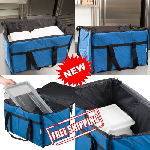 Insulated Hot Cold Carrier Food Delivery Bag Pan Transport Storage Restaurant
