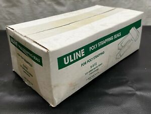 Uline Poly Strapping Seals S-512 1/2” Open Metal Seals