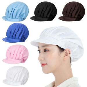 Hotel Restaurant Canteen Food Service Work Wear Cook Hat Bandage Adjustable Cap