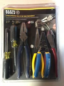 Klein Tools Apprentice Electrical Hand Tool Set Induction Hardened Steel 6 Pcs