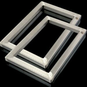 1PC Silk Screen Printing Aluminum Alloy Frame Outside Size 20x30CM  New