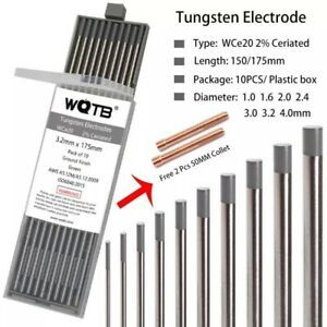 Tig Welding Rods Tungsten Electrodes Precision Parts Ground Finish 150mm 175mm