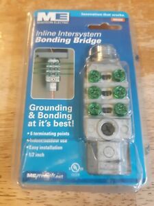 Madison Electric  1/2 in. Die-Cast Zinc  Intersystem Bond Bridge  MEIBB