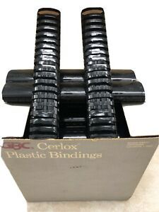 GBC Cerlpx Plastic Bindings 2” lot of 90
