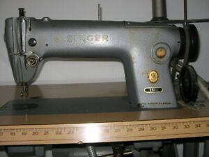 Singer 281-1 Industrial Sewing Machine-CLUTCH MOTOR-OIL BATH