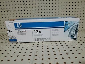 New Open Box Genuine HP 12A Black Laserjet Q2612A Print Cartridge