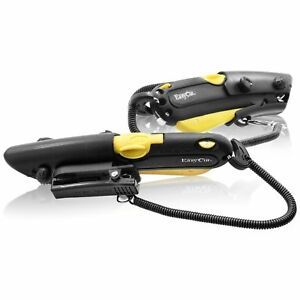 100 each  Easycut 1000 YELLOW Safety Box Cutter EASY CUT BEST DEAL
