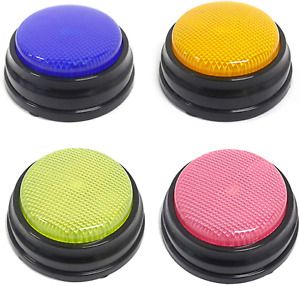 Learning Answer Buzzers,Recordable Talking Button With Led Function Learning