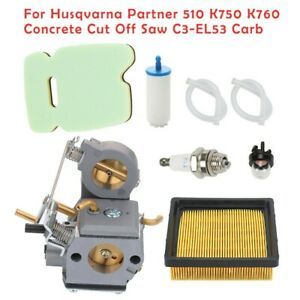 Carb Carburetor For Husqvarna Partner 510/K750/K760 Concrete Cut Off Saw C3-EL53