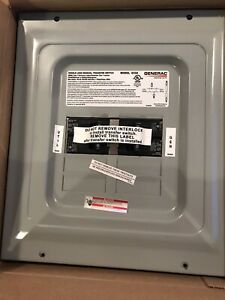 Generac 6334 - 100-Amp Single Load Indoor Manual Transfer Panel