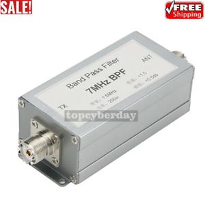 7MHz Band Pass Filter BPF Bandpass Filter Improved Receiving Sensitivity 200W