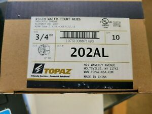 Topaz 202AL Rigid Water Tight Hubs Insulated Throat 3/4&#034;