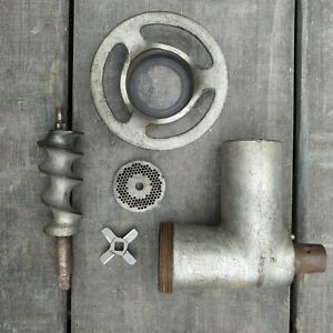 Vintage hobart meat grinder fine attachment #12 commerical kitchen restaurant