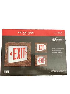 Orbit 120/277 AC-only Single or Double-face Red LED Exit Sign Kit ESL-R