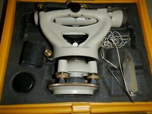 Berger Instruments Model 326 Surveying Level Transit w/ Original Hard Case