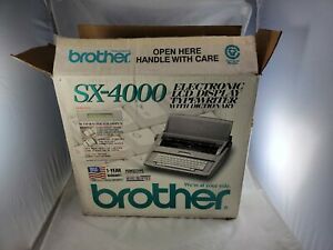 Brother SX-4000 Portable Electronic Typewriter LCD Digital Display Box Only