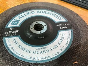 5  - 9&#034; x 1/4&#034; x 7/8&#034; Metal Grinding Wheels  Discs for Angle Grinders