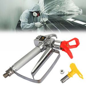 3600 PSI Airless Paint Spray Gun with 517 Tip &amp; Tip Guard For Sprayers