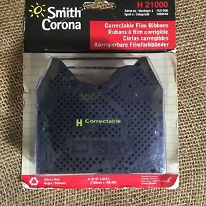 2 Pack Smith Corona H 21000 Typewriter H Series Correctable Film Ribbons H 63446