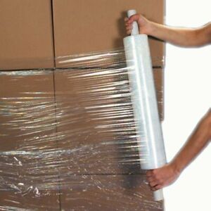 Aviditi 15&#034; x 1000&#039; Extended Core Stretch Film Clear 90 Gauge for Protecting ...