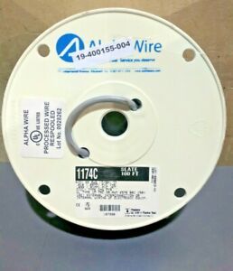 New Alpha Wire Gray 1147C SLATE 100FT 4C / 22AWG