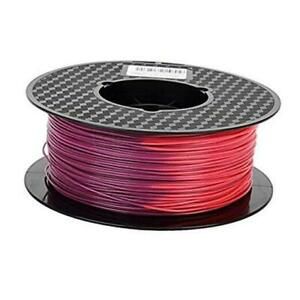 Color Change Purple to Red 3D Printer PLA Filament 1.75 mm by Temperature 1KG
