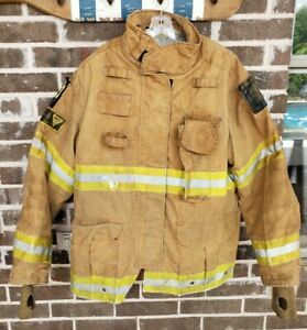 Firefighter Janesville Lion Apparel Turnout Commando Coat 50X32L CMDM 2004 USED