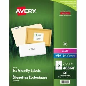 Avery® EcoFriendly Mailing Label - AVE48864
