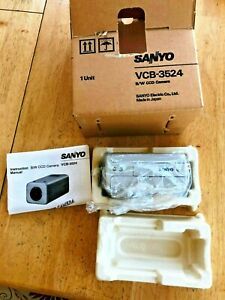 NEW In BOX Sanyo VCB-3524 CCD B/W Security Camera, No Lens or Accessories.