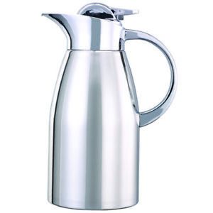 SERVICE IDEAS LVP1500 Elite Touch Push Button Server, 1.5L, Polished Stainless