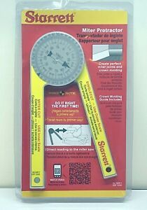 Table Saw Miter Gauge Protractor  Starret Angle Finder Measuring Tool Carpentry