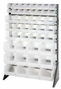 QUANTUM STORAGE SYSTEMS QRU-16S-220230240CL 36 in W, 46 No. of Bins, Clear