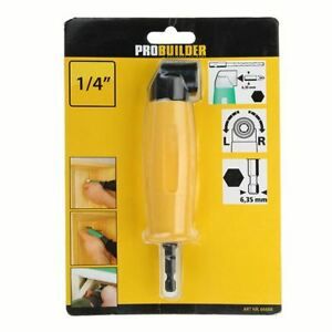 Drillpro 90 Degree Angled Electric Drill Right Angle Driver Reversible Ratchet S
