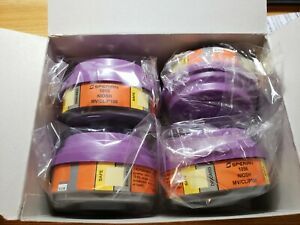 **NEW** SPERIAN Air Purifying respirator (Mercury Vapor) Cartridges (Pack of 4)