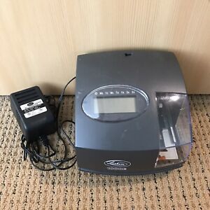 Lathem 1000E Electronic Time Clock with power adapter Error 1 Needs New Battery