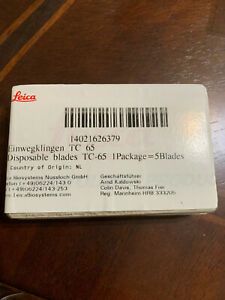 Leica disposable blades 5 blades per pack. I have 5 packs. and price is for one.