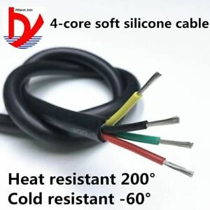 Extra Soft Silicone Wire Sheathed Wire 2 core 3 core 4 core 0.5 1.5 Square High