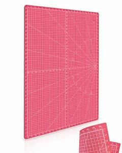 + Self-Healin Reversible Cuttin Mat (23”x 35”) with A1: 23X35 inches Rose Red