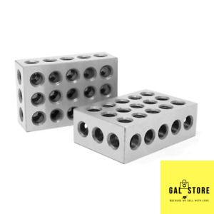 3 in. x 2 in. x 1 in. Steel-Hardened Precision 1-2-3-Gauge Blocks (2-Pack) us