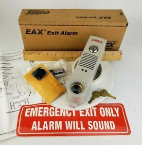 Detex EAX-500xW Gray Exit Door Alarm 9V Commercial Surface Mount Weatherized