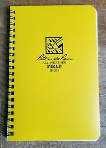 2 Rite in the Rain #353 Field Spiral Notebooks for Land Surveyors &amp; Engineers
