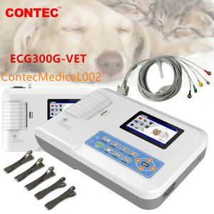 USA Veterinary ECG/EKG Machine Digital 3-Channel 12-leads Electrocardiograph