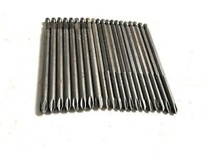 Apex phillips Bit 492-C 493-C 20pc 1/4” Shank Lot USA Made.