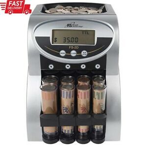 Royal Sovereign 2 Row Electric Coin Counter With Patented Anti-Jam Technology..