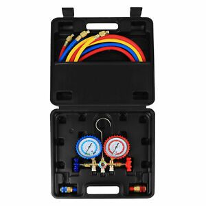 Durable Manifold Gauge Kit Suitable For R134A R22 Refrigeration  With Carry Case