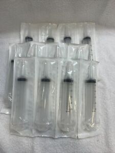 Lot Of 12 BD 50 mL Syringe Catheter Tip Sterile REF 309620 Exp 2026